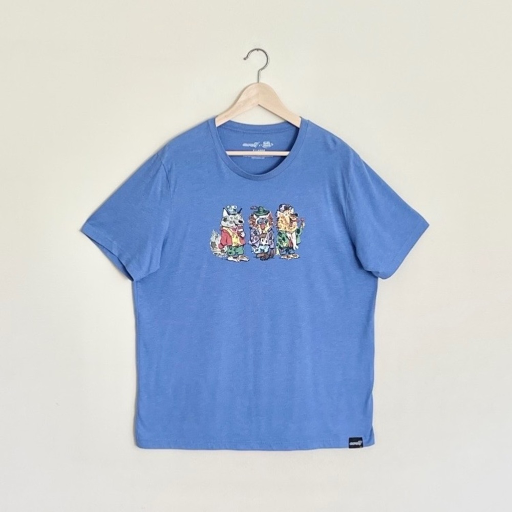 Super7 x Richard Scarry Wolfgang Wolf, Barry Baboon,Harry Hyena T Shirt Adult XL